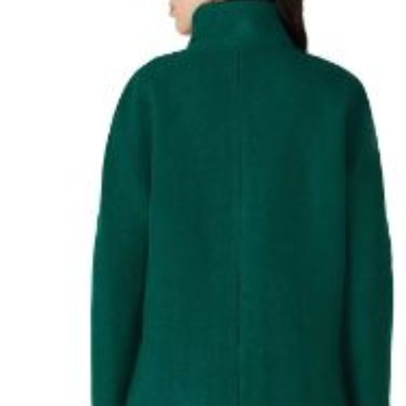 COPY - J. Crew Italian Stadium Cloth Cocoon Coat In Heather Forest - 0 - Picture 5 of 16